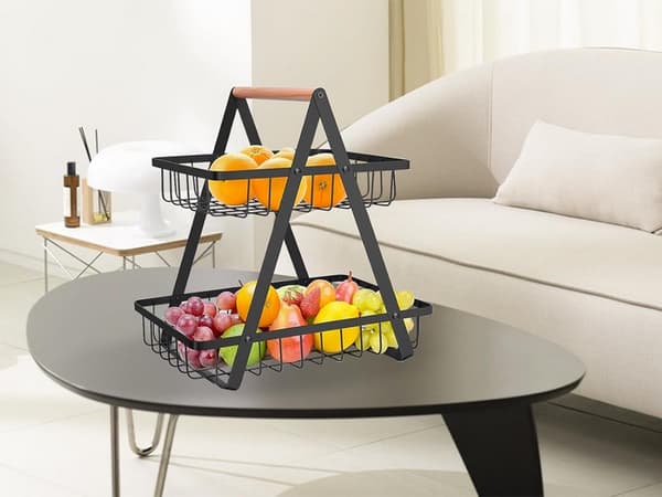Køkkenhylde LOFT - Organizer med kurv