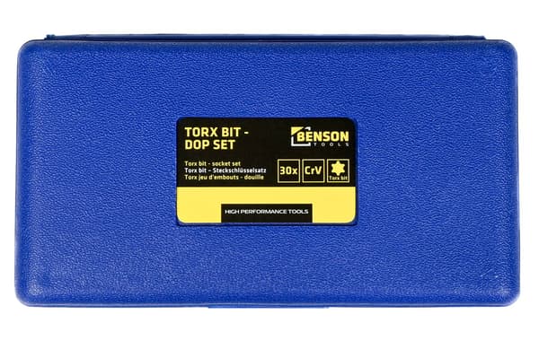 Torx-hylsysarja 30 osaa Cr-V