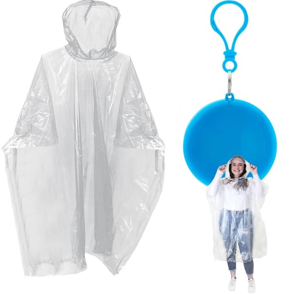 Regnponcho i bold - Nøgleringsmodel