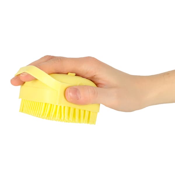 Hundebørste til shampoo - Gul