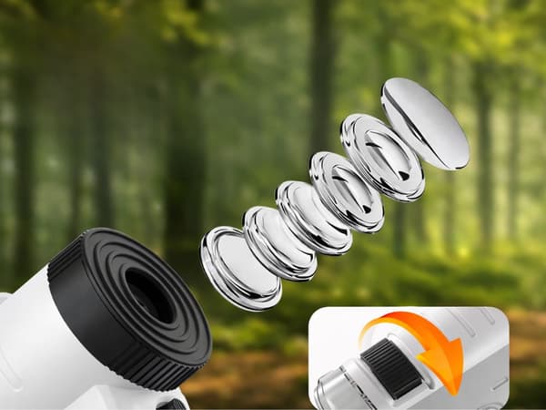 Mikroskooppi kompakti 120x LED UV