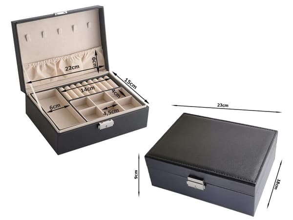Smykkeskrin organizer elegant nøgleboks