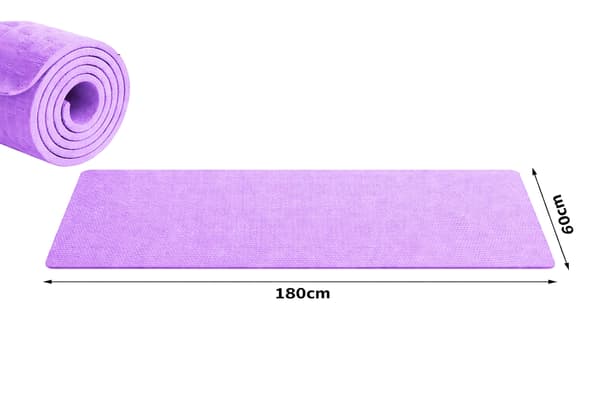 Yogamåtte 180 cm tyk