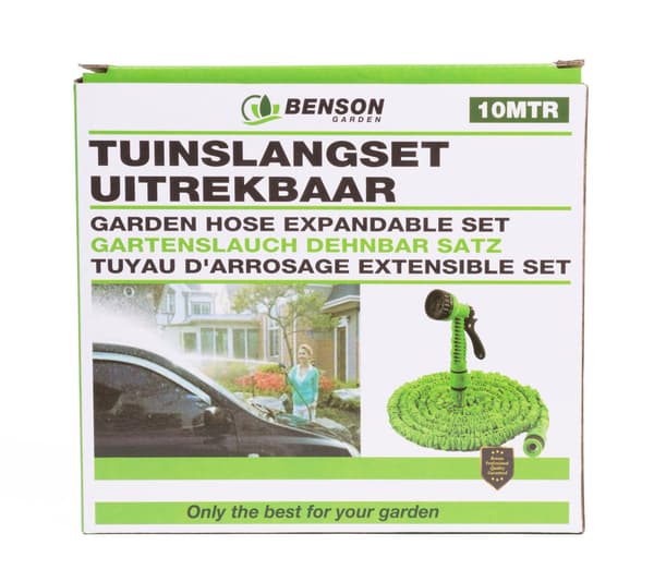 Hageslange 10 m utvidbar