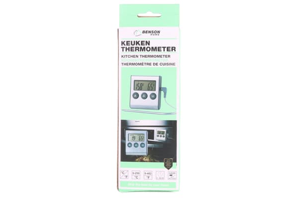 Digitalt køkkentermometer med timer
