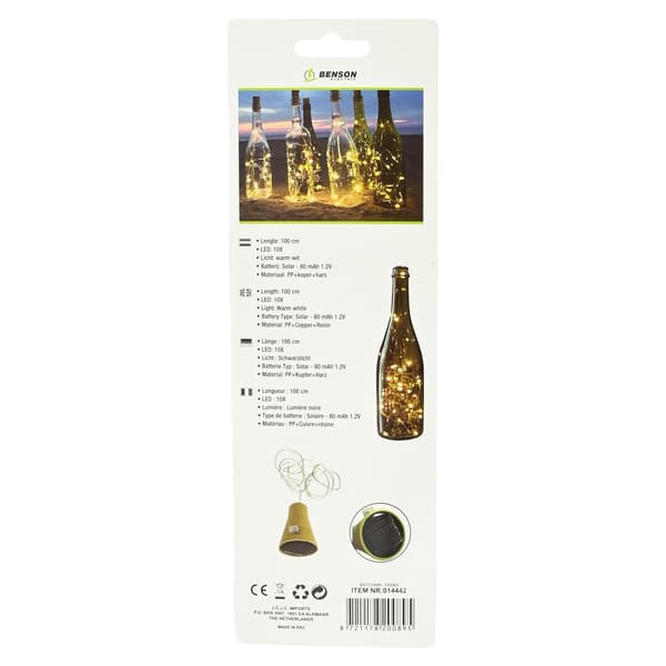 Flaskljus LED solcell
