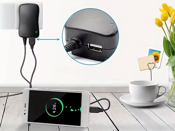 Universal strømadapter justerbar 3V-12V 6 stik