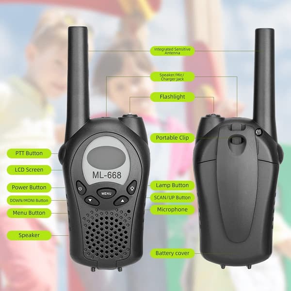 Walkie Talkie för barn ML-668 – 2-pack