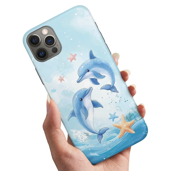 Deksel / Mobildeksel til iPhone 15 Pro Max - Dolphins