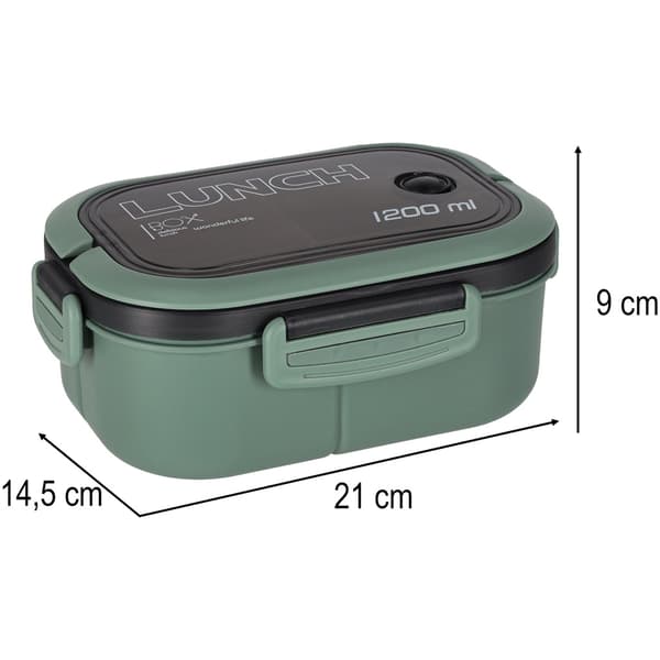 Lunchlåda 1200 ml grön