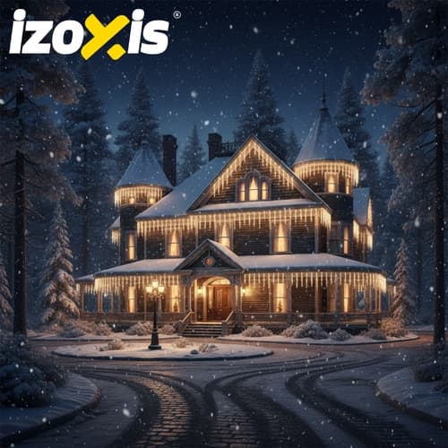 Utomhusbelysning 500 LED - 22,5 m varmvit