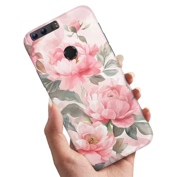Deksel / Mobildeksel til Huawei Honor 8 - Flowers