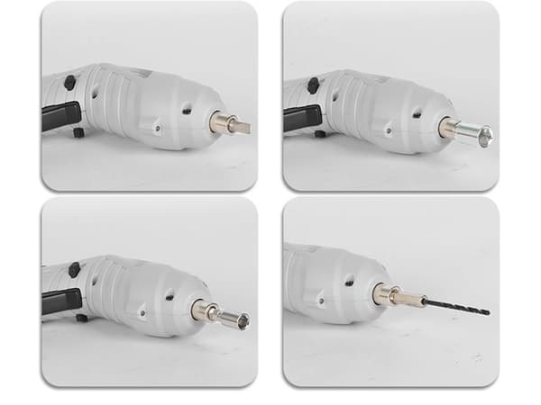 Skrutrekker mini - 45 deler med bits og USB-lading