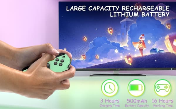 Trådløs kontroller kompatibel med Nintendo Switch