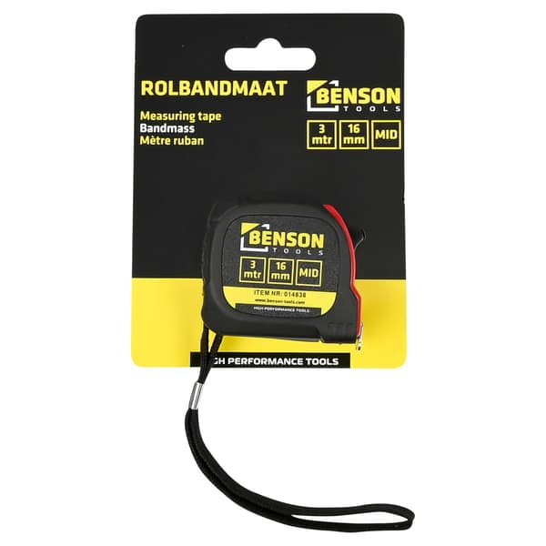 Måttband 3 m x 16 mm