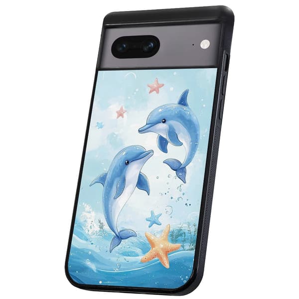 Google Pixel 7 - Deksel/Mobildeksel Dolphins
