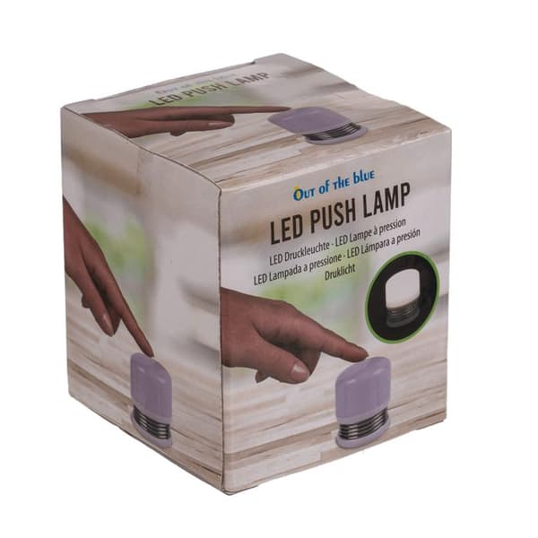 LED-lampe / Tryklampe - 6 cm