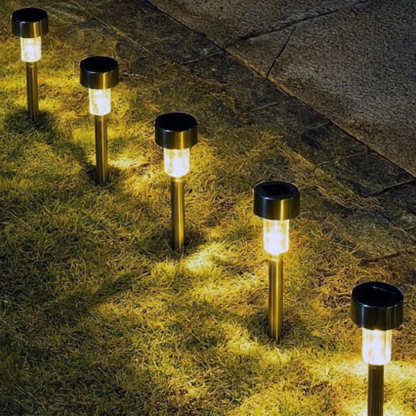 Hagelampe Solcelle / Lampe - 10 stk