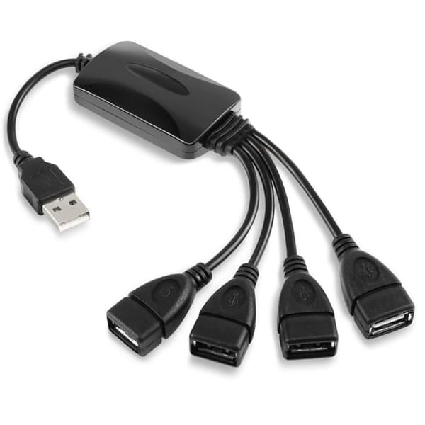 USB 2.0-Hubb 4-Portar