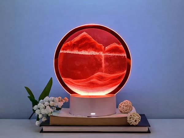 Sandlampe 3D LED RGB