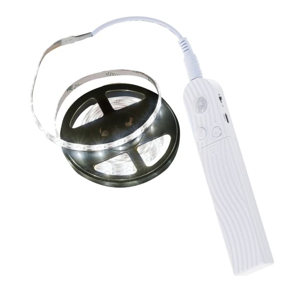 LED-stripe med bevegelsessensor - 2m - Kaldhvit