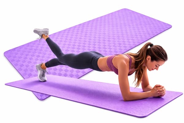 Yogamåtte 180 cm tyk