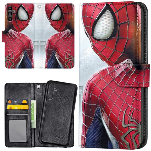 Samsung Galaxy S26 Plus - Plånboksfodral/Skal Spiderman