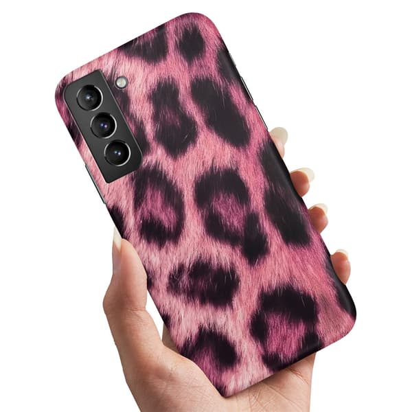 Deksel / Mobildeksel til Samsung Galaxy S21 - Pink Leopard