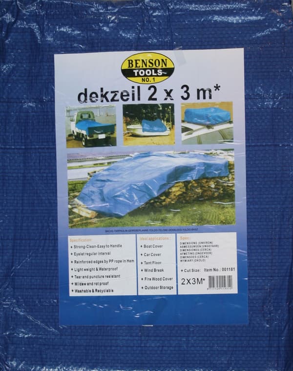 Pressu 2 x 3 m sininen