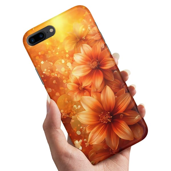 Deksel / Mobildeksel til iPhone 7 / 8 Plus - Flowers