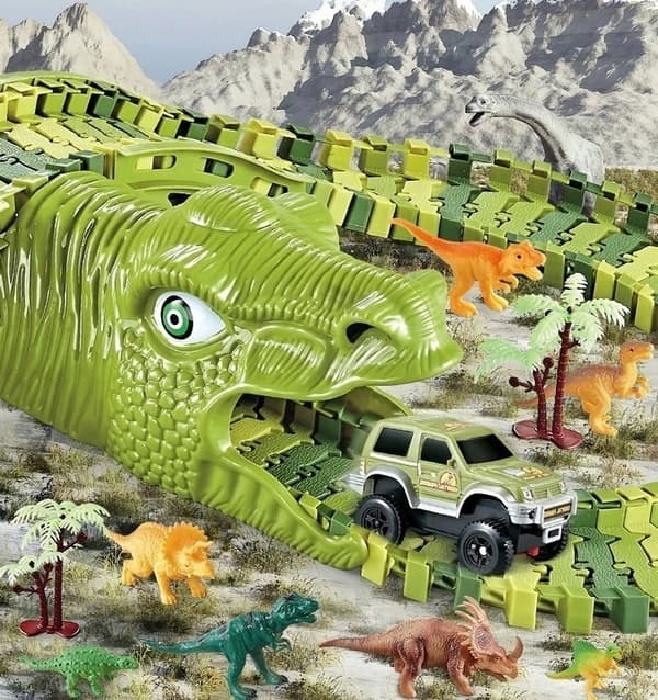 Stor Bilbane til Børn - Dinosaurie