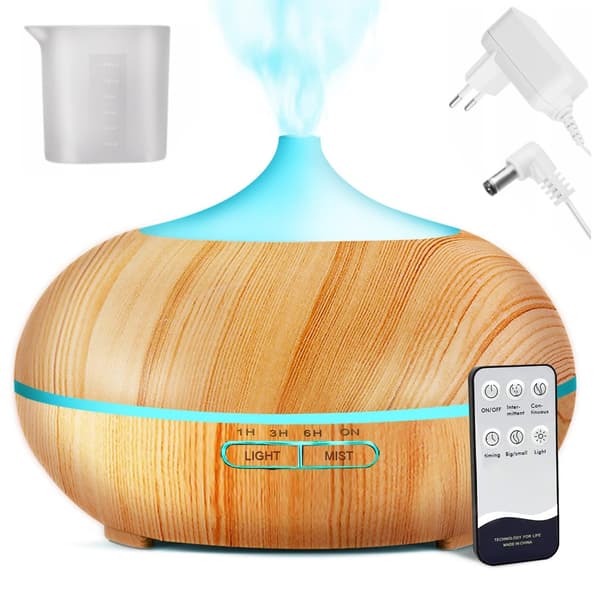 Luftfuktare aromaterapi aromdiffusor tidsbrytare rgb