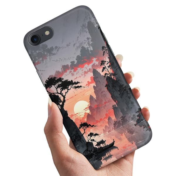 Deksel / Mobildeksel til iPhone 6 / 6s - Sunset
