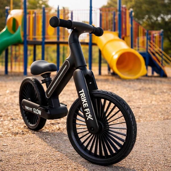 Balanscykel med LED för barn - Springcykel
