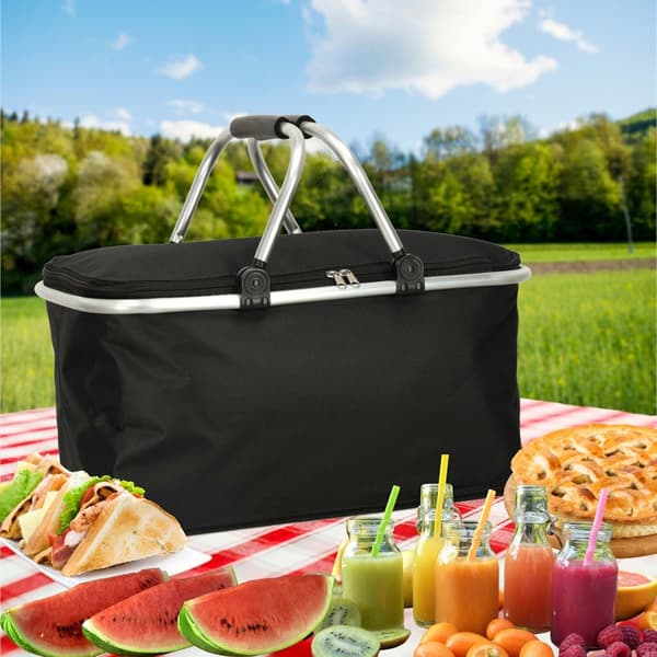 Sammenklappelig picnickurv med isolering