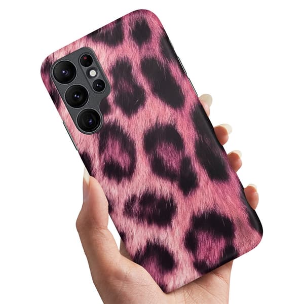 Deksel / Mobildeksel til Samsung Galaxy S26 Ultra - Pink Leopard
