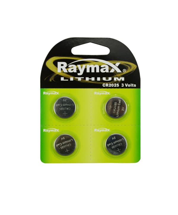 Knapcellebatteri Raymax CR2025 4 stk. lithium