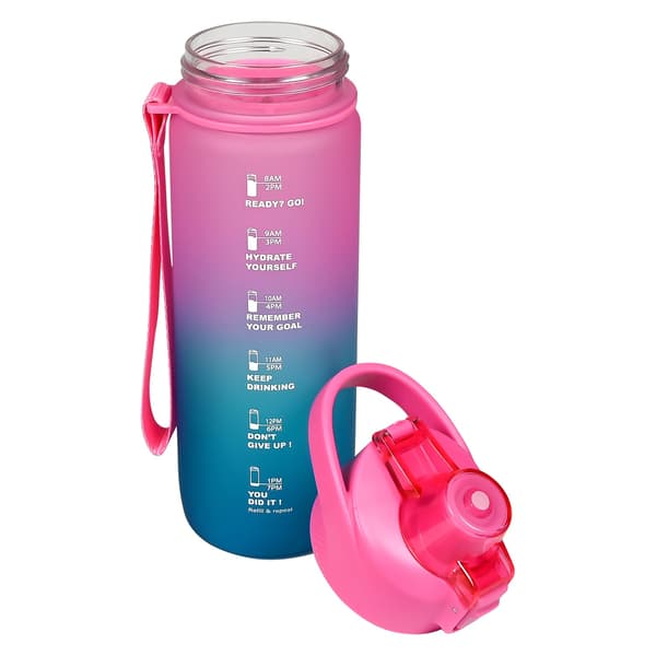 Vattenflaska 750 ml blå/rosa