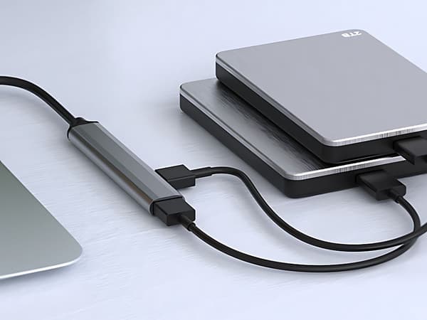 USB-hub 4-port - 3.0 splitter til computer