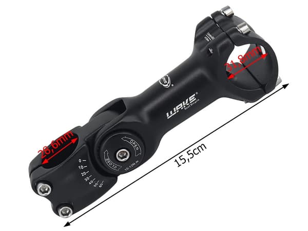 Justerbart stem - For Ahead-sykler 28.6/31.8 mm