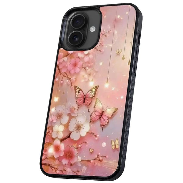 iPhone 17 - Deksel/Mobildeksel Flowers & Butterflies