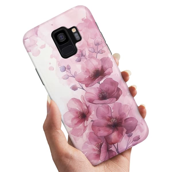 Deksel / Mobildeksel til Samsung Galaxy S9 Plus - Flowers
