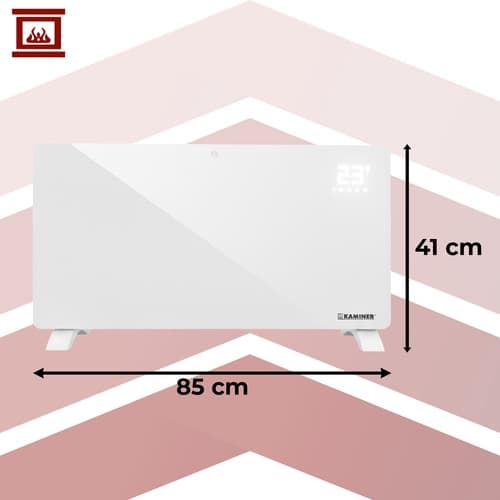 Konvektorelement / Portabelt Element - 2500W - White