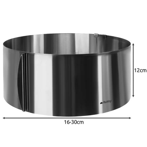 Kagering / Justerbar bageform - 16-30 cm