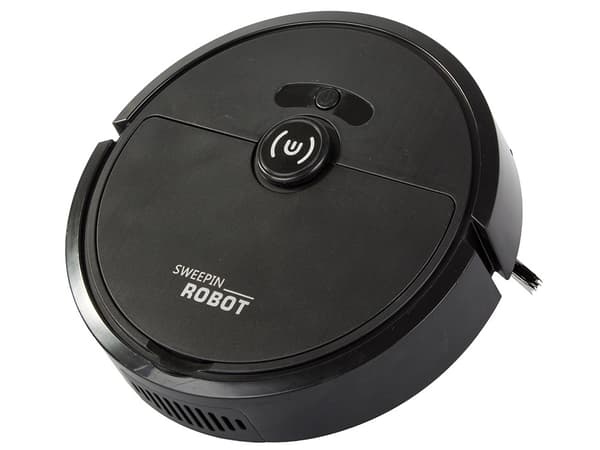 Robotti-imuri moppitoiminnolla - Siivousrobotti - Musta