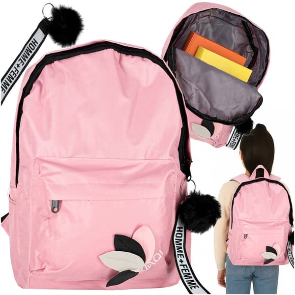 Skolväska för Barn - Ryggsäck - Pink