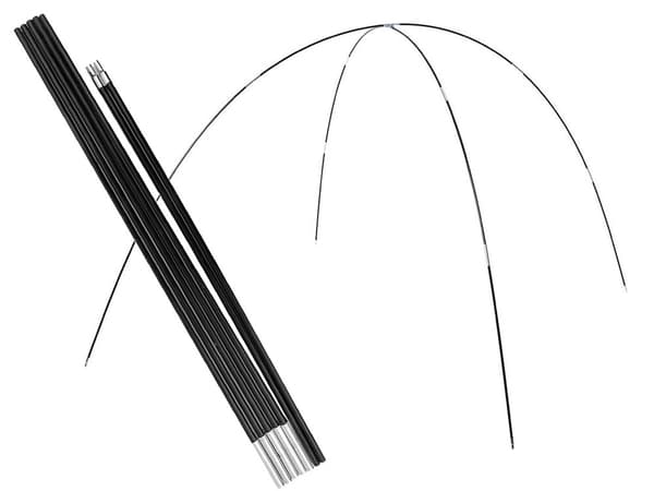 Tältvägg hopfällbar 340 cm - 6 segment, 2 paket