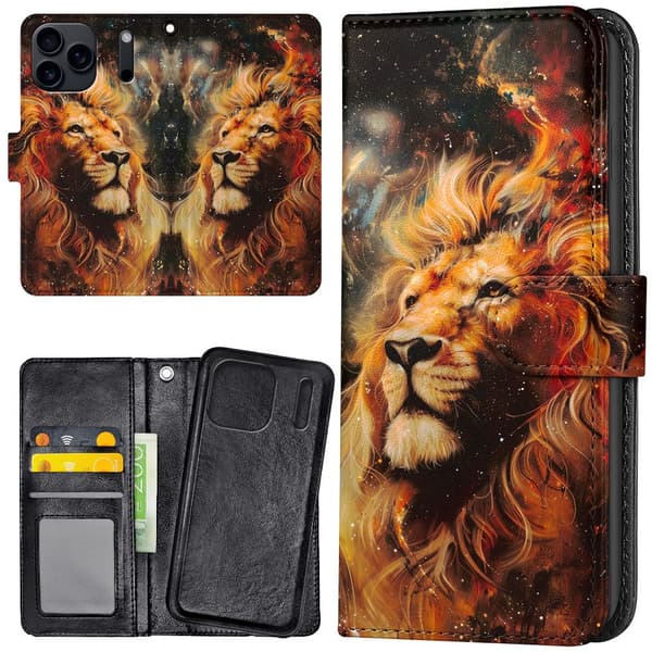 iPhone 17 Pro Max - Lommebok Deksel Lion