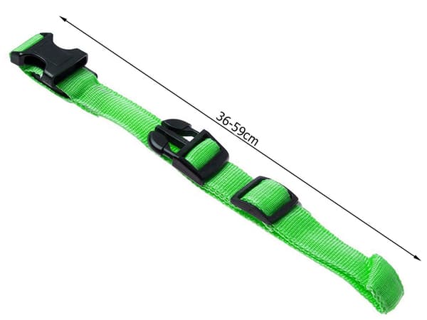 LED-lysende mørkehalsbånd til hunde og katte justerbart 59cm