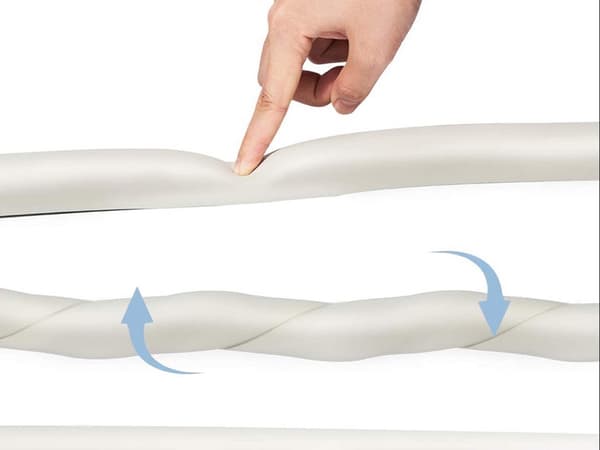 Skumtape for møbler 2m - Hvit